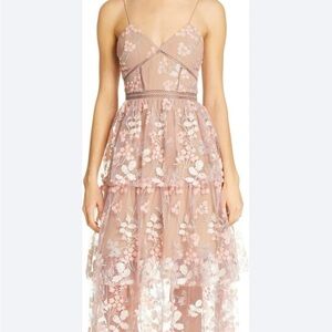 Gorgeous Self-Portrait midi dress